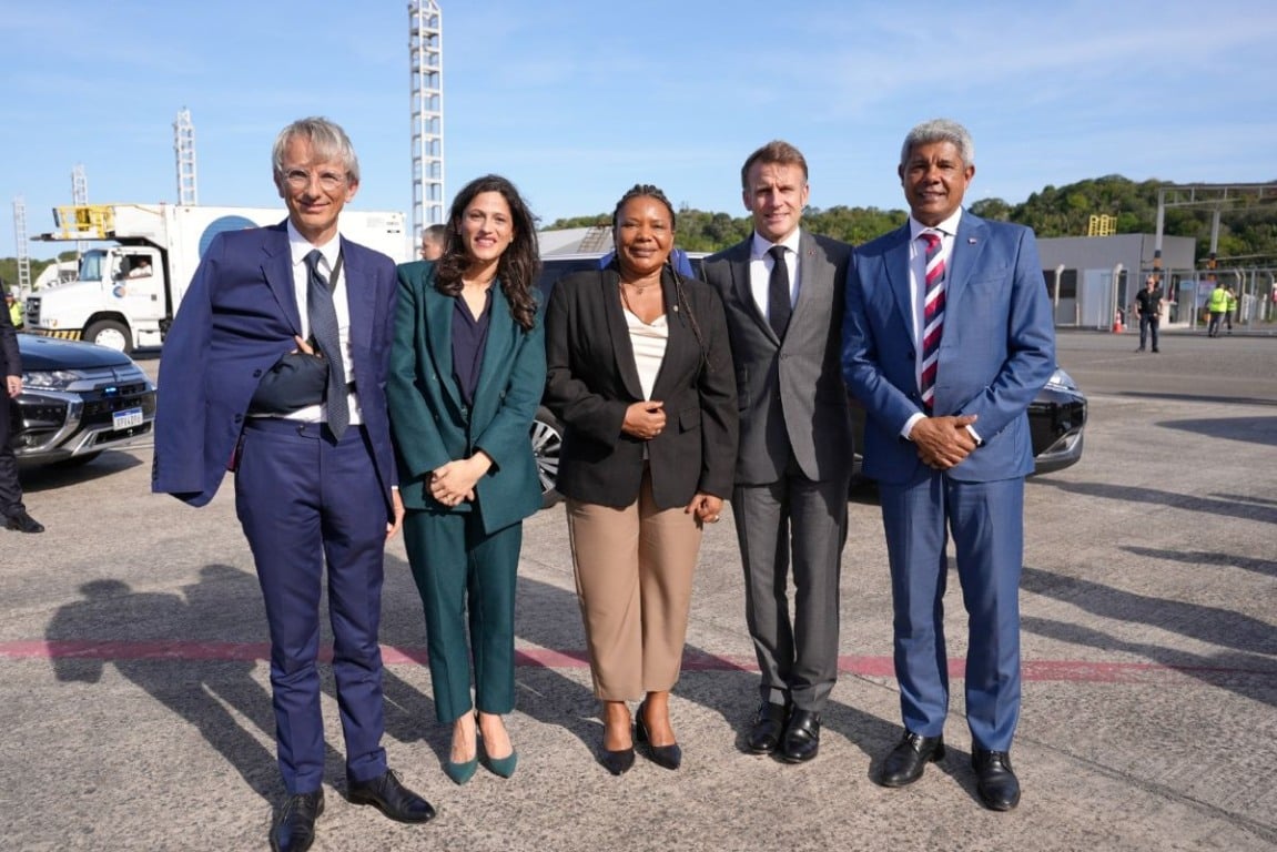 Jerônimo Rodrigues recebe presidente da França Emmanuel Macron em Salvador