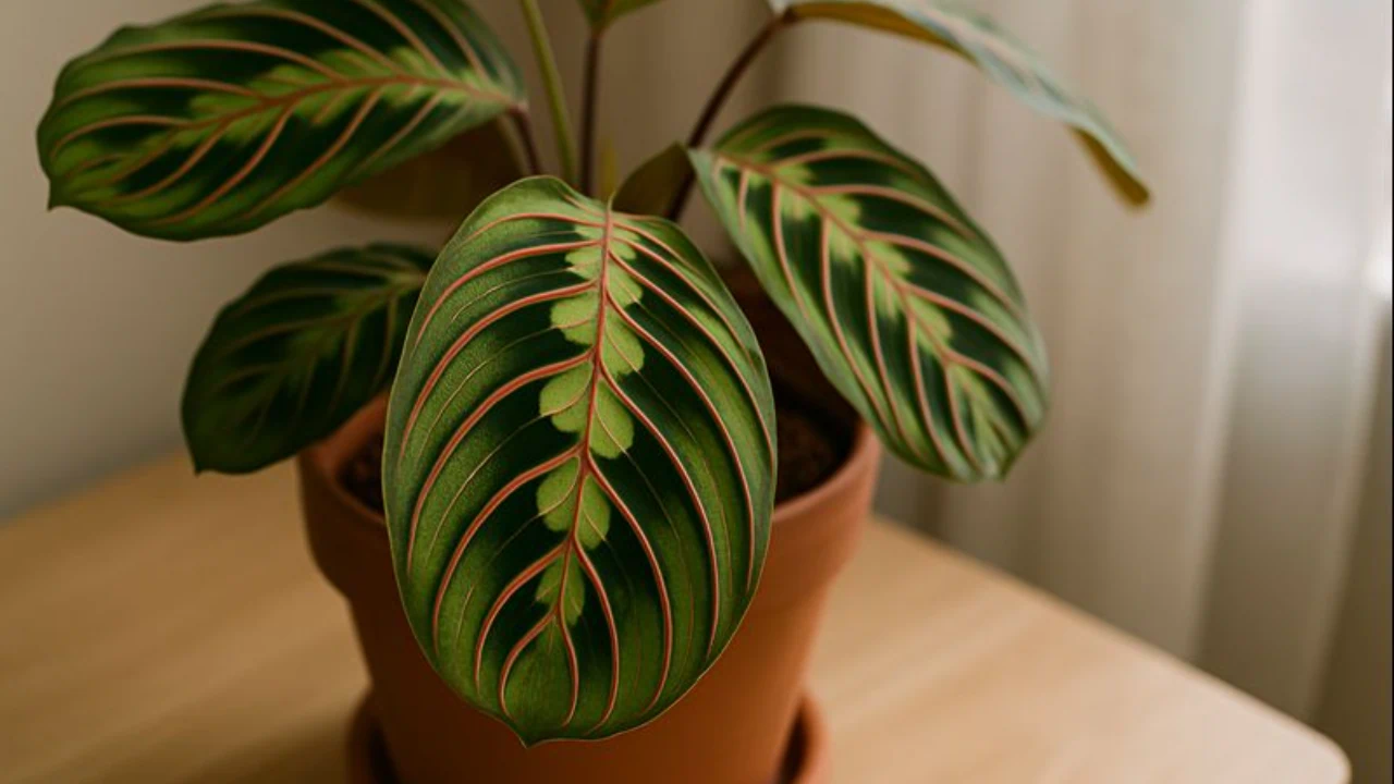 A condição ambiental que mantém a maranta com desenhos vibrantes e o que muda quando ela começa a fechar