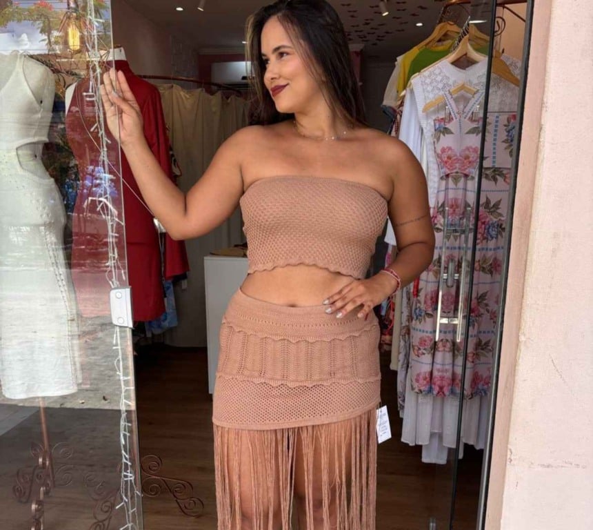 Ana Paula look marrom