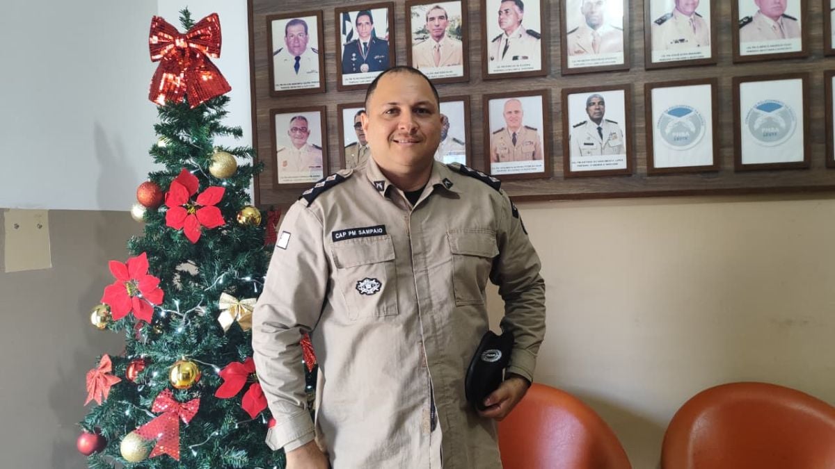 Capitão Sampaio, chefe da seção de gerenciamento de projetos do CPRL