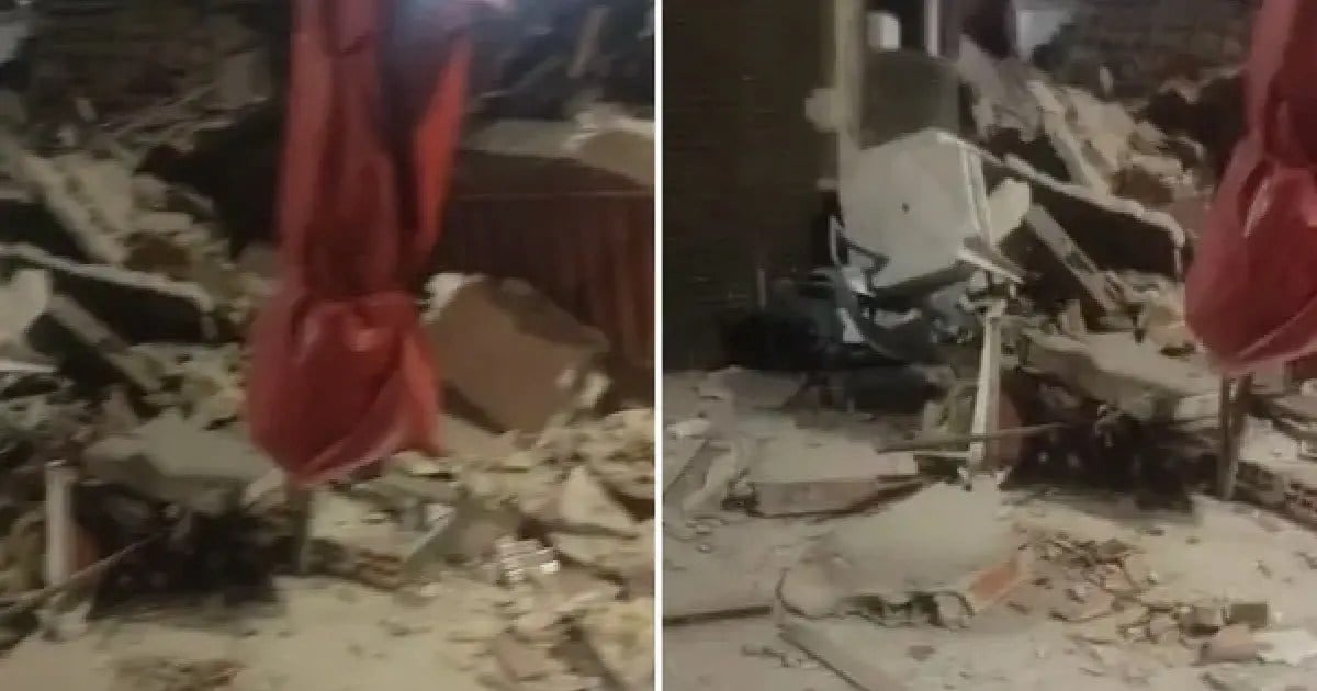 Explosão atinge barracas de praia em Madre de Deus | Foto: Reprodução/ Aratu ON