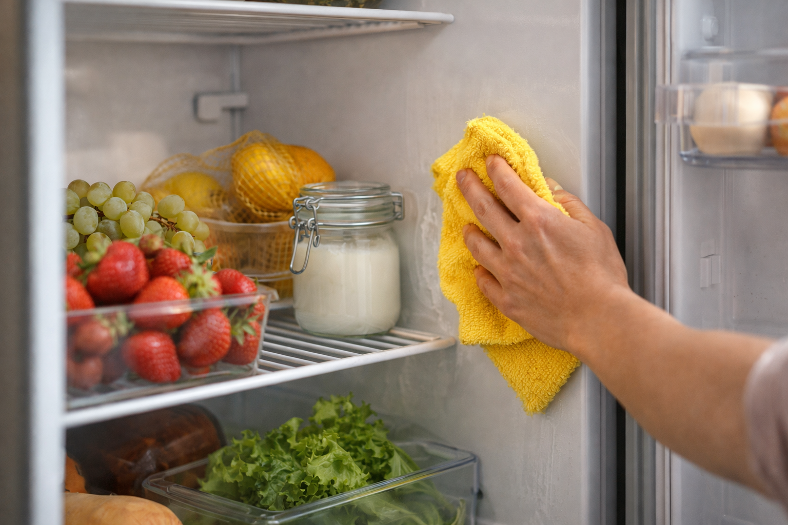 Faça isso ao limpar a geladeira e evite desperdício e contaminação de alimentos