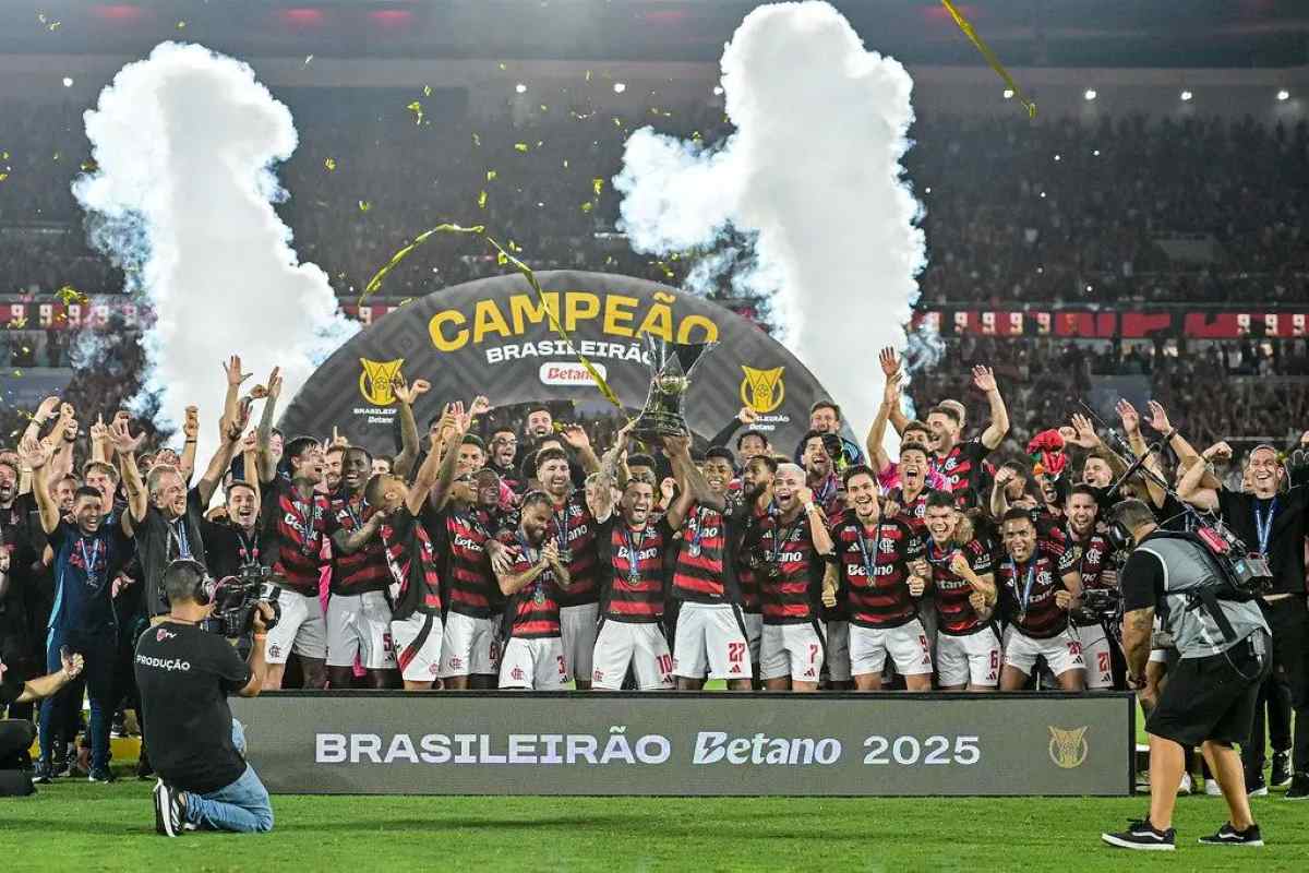 Flamengo foi campeão do Brasileirão 2025