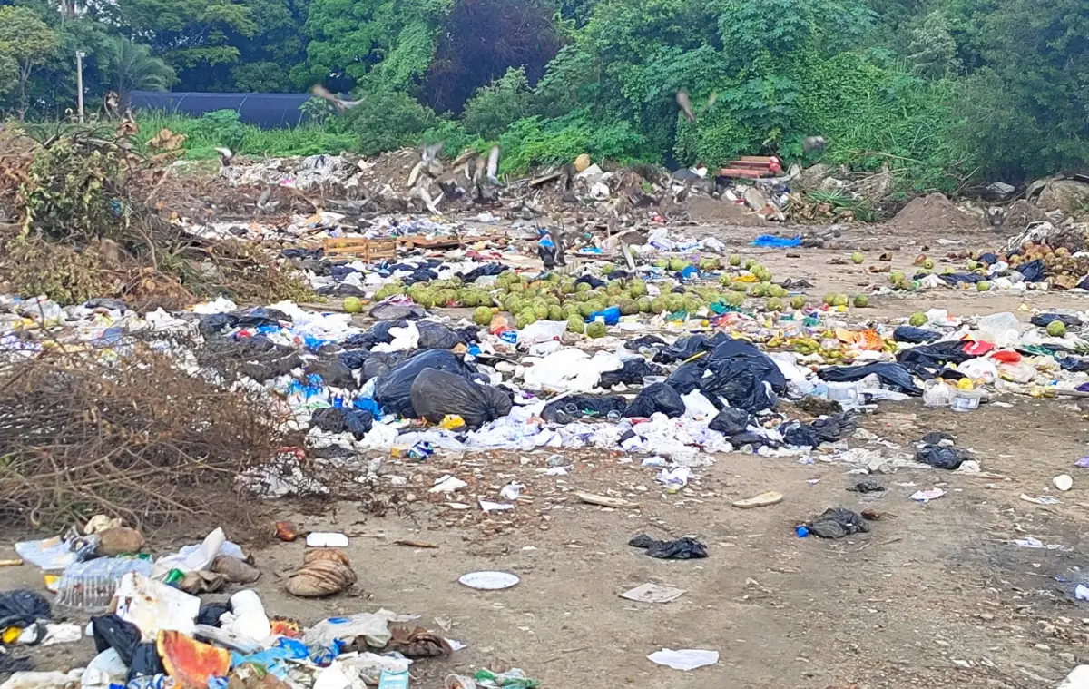 Lixão na Santa Mônica -