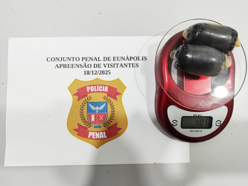 Mulheres são detidas ao tentar entrar com drogas no Conjunto Penal de Eunápolis