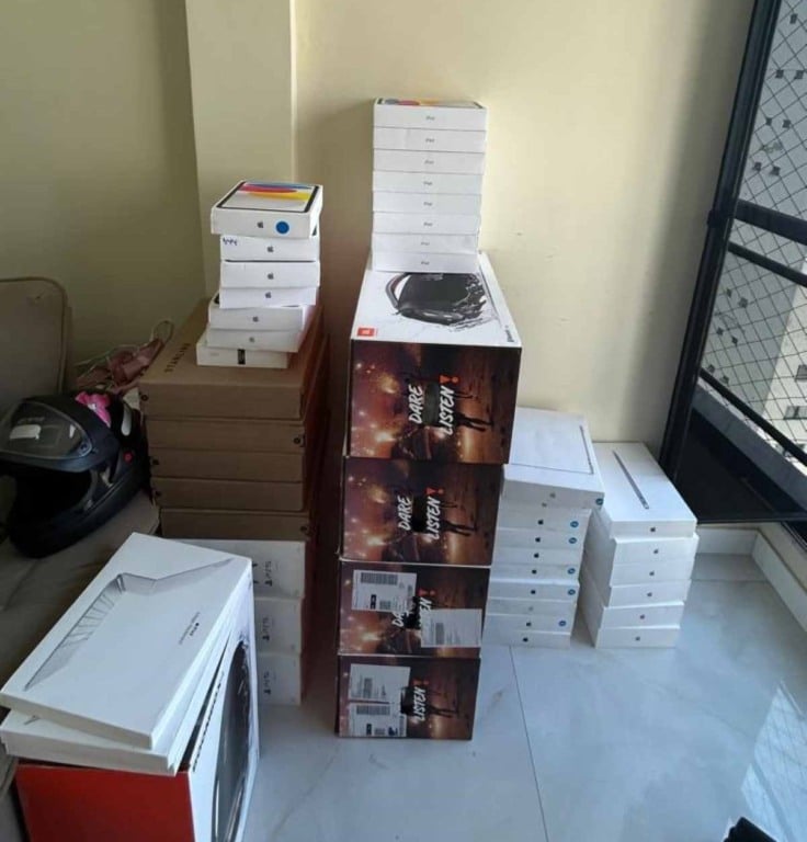 Operação contra comércio irregular de eletrônicos