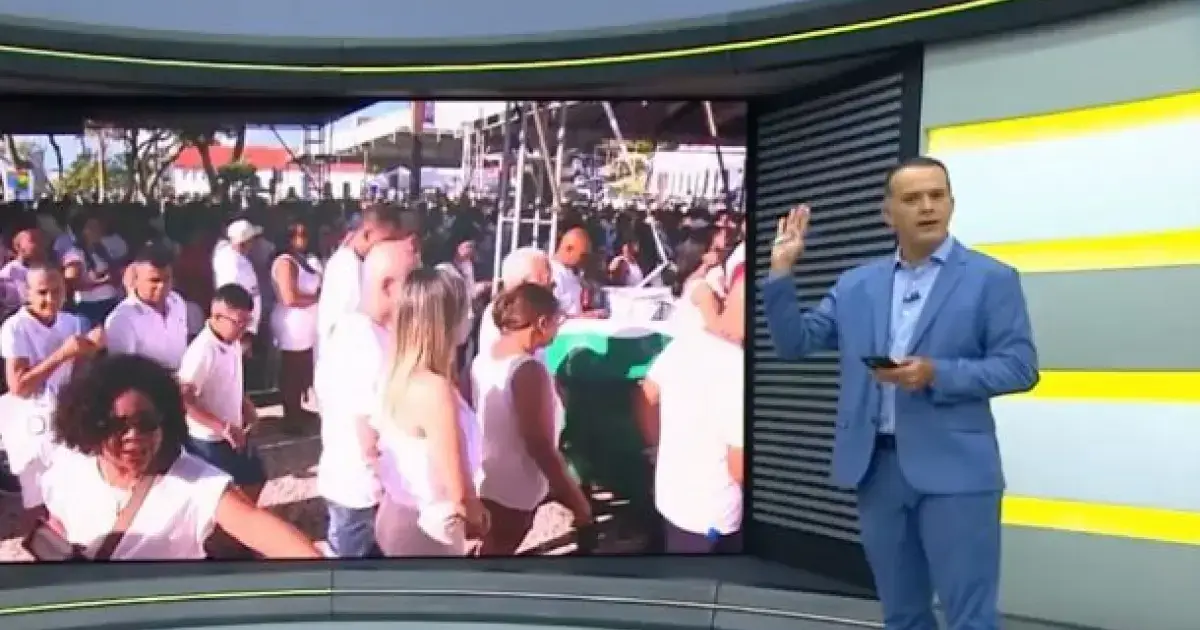 Apresentador da TV Bahia rebate fala de turista ao vivo: 