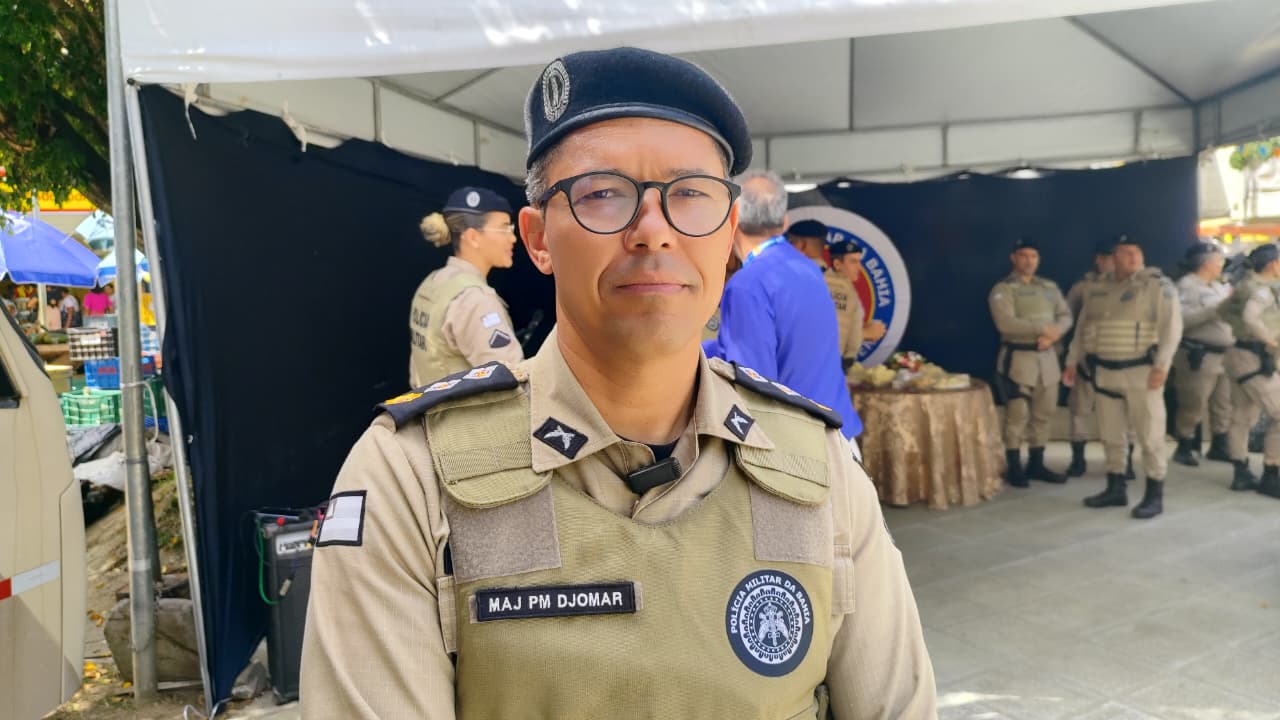  Major PM Djomar, comandante da 64ª CIPM