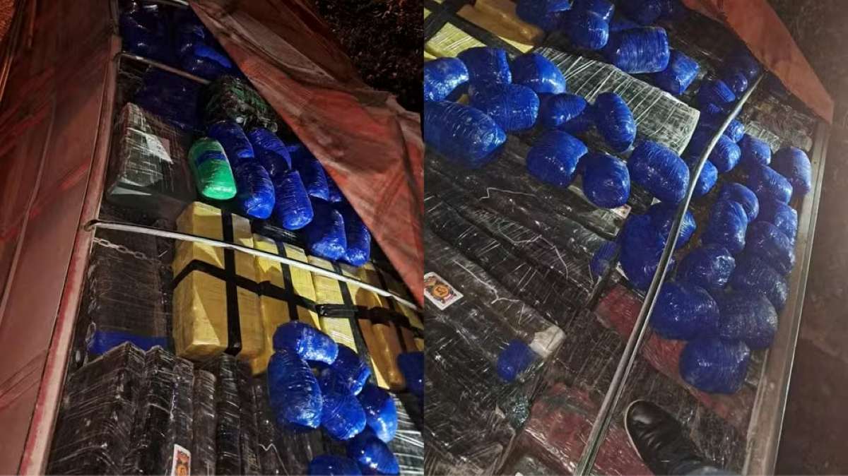 Apreensão próxima ao Paraná é recalculada e total chega a 89 toneladas de maconha, a maior das rodovias do Paraguai