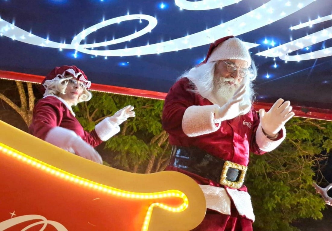 caravana da coca cola 2025 em Feira de Santana