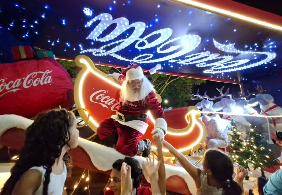 caravana da coca cola 2025 em Feira de Santana