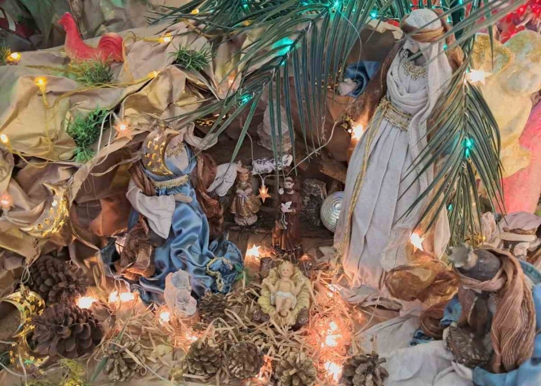 Feirense transforma casa em “Caminho Mágico para o Natal”, atraindo visitantes com cenário temático iluminado