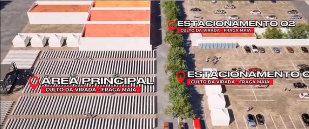 culto de virada na Fraga Maia