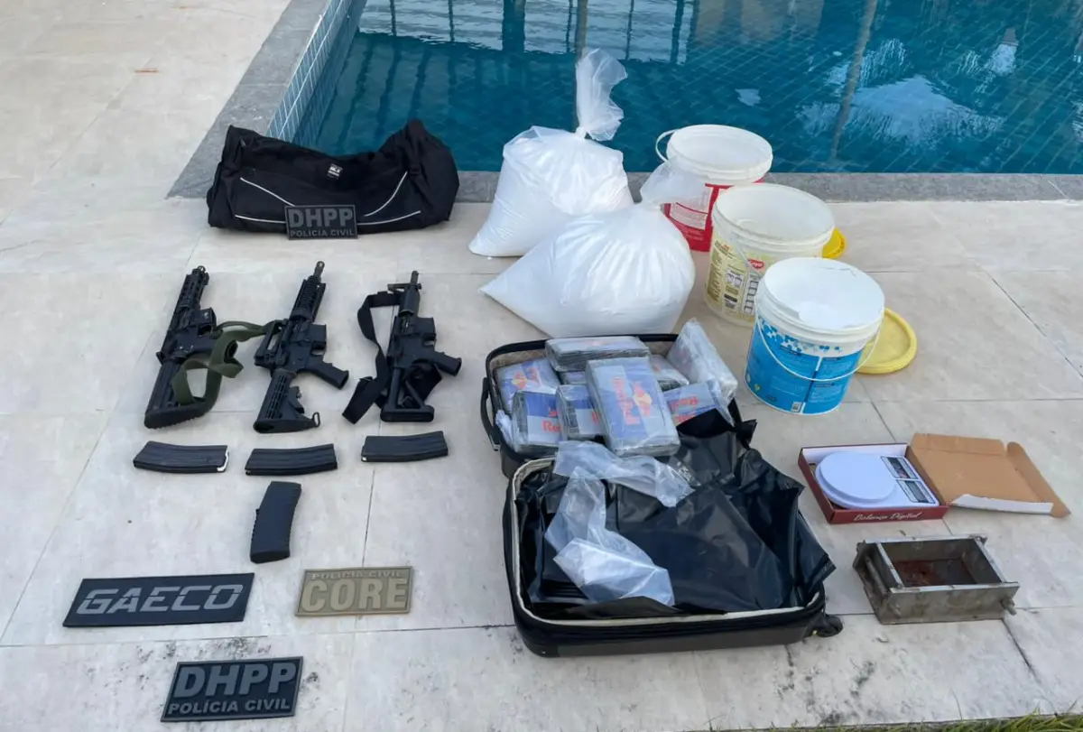 Depósito do tráfico é desarticulado na Bahia; líder do grupo é preso em São Paulo