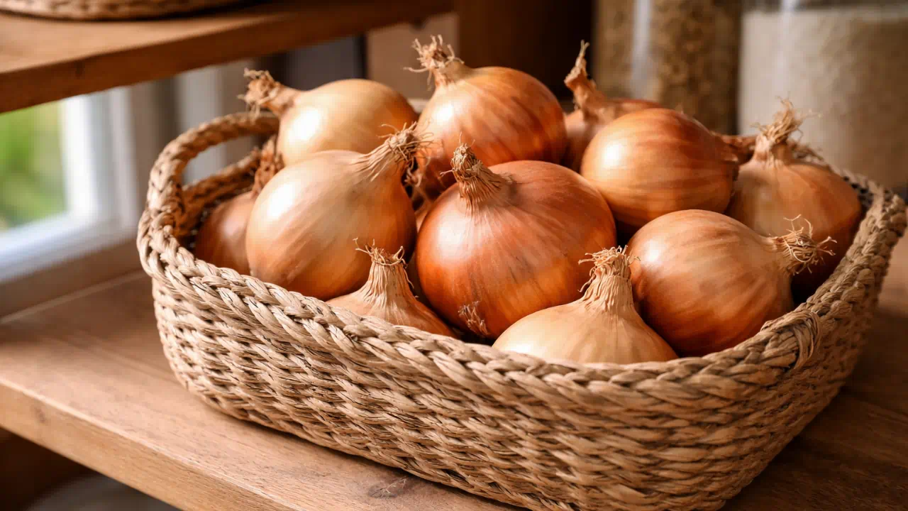 4 formas erradas de guardar cebola que aceleram o apodrecimento no armário