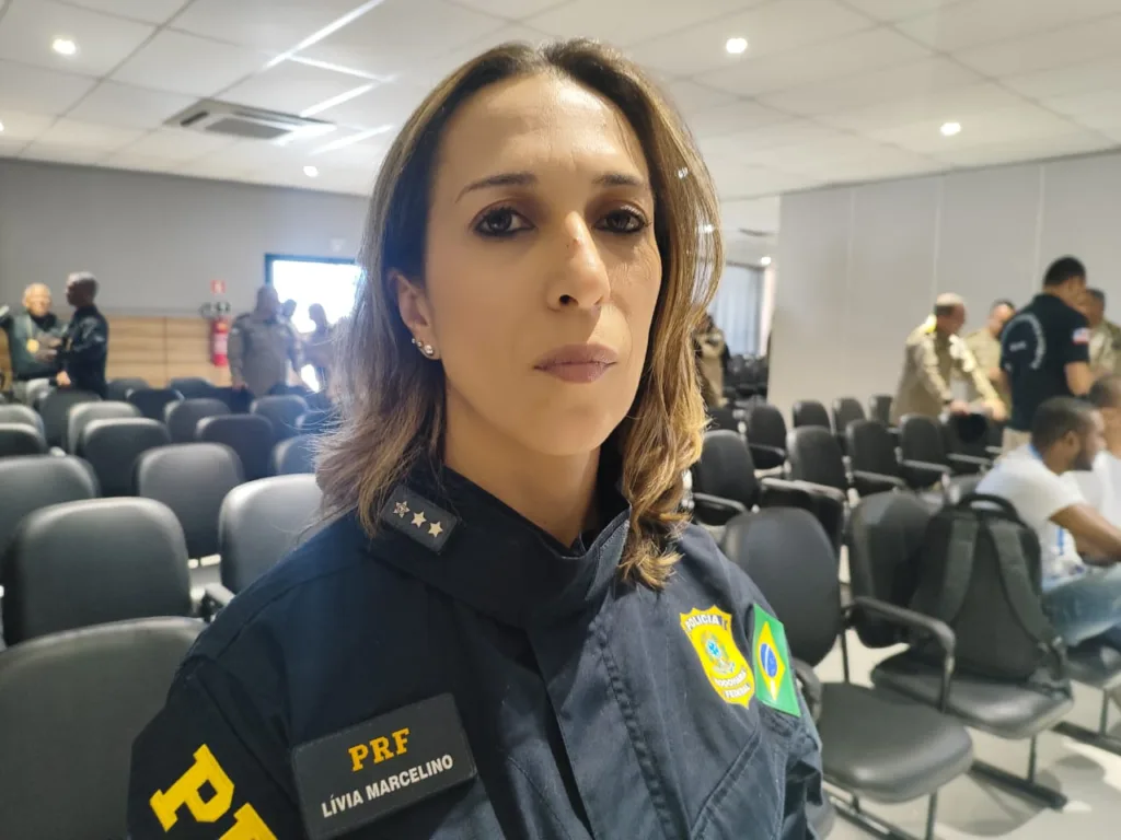 Lívia Marcelino, inspetora da PRF