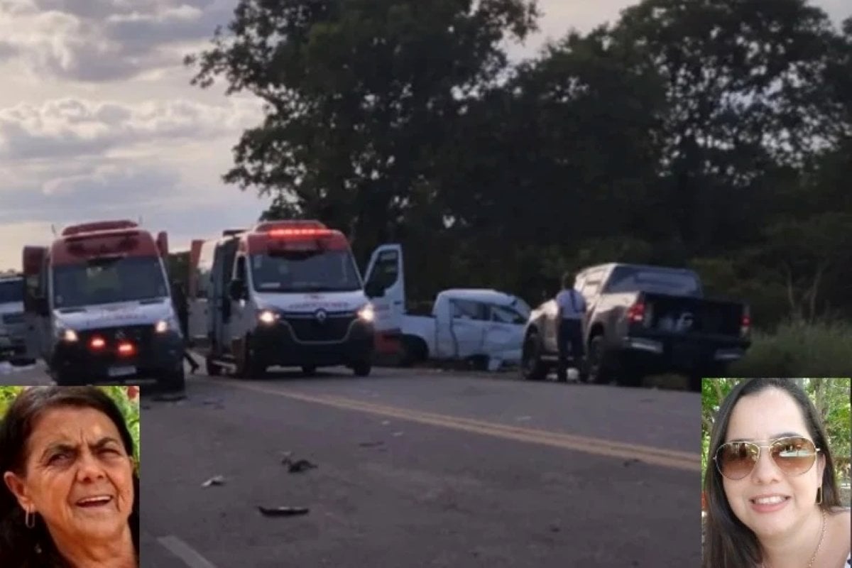 Acidente envolvendo veículo de Dom Basílio mata mãe e filha na BR 030 em Malhada | Foto: WhatsApp Achei Sudoeste