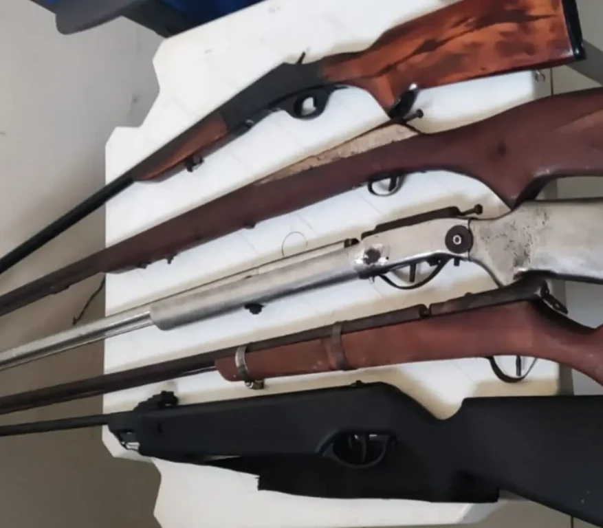Seis armas são apreendidas em Conceição do Jacuípe em menos de 24h