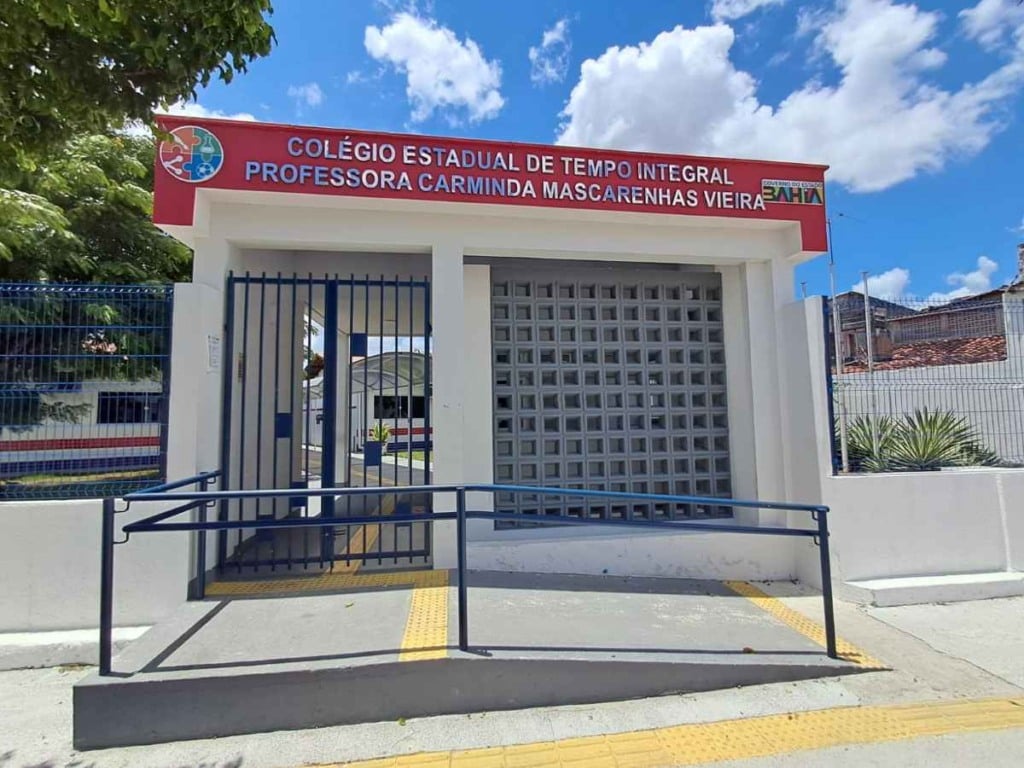 Colégio Estadual de Tempo Integral Professora Carminda Mascarenhas Vieira | Foto: Ney Silva/ Acorda Cidade