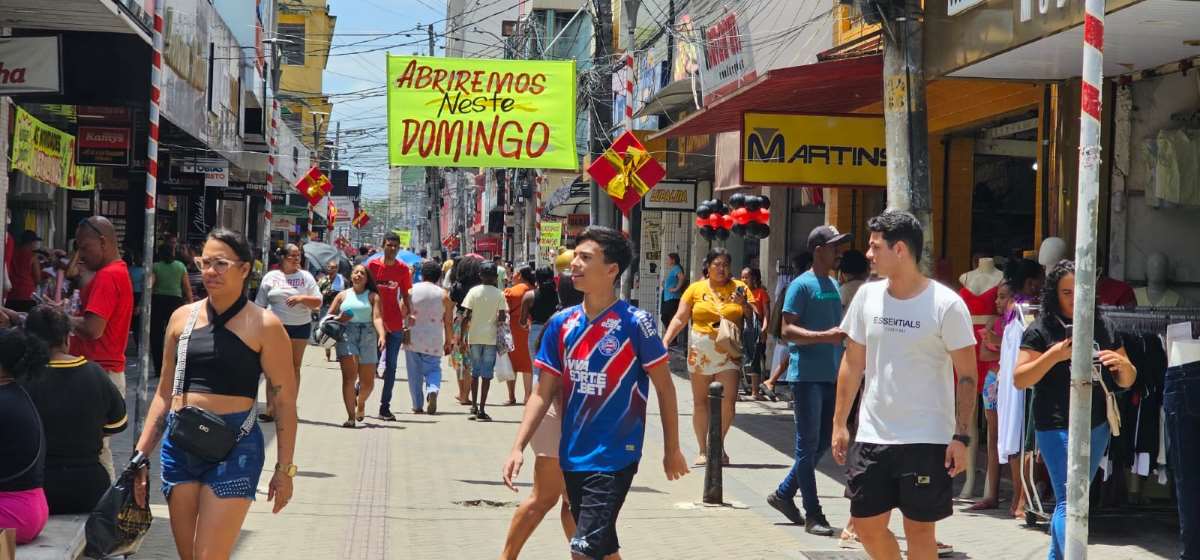 Comércio de Feira de Santana no Natal