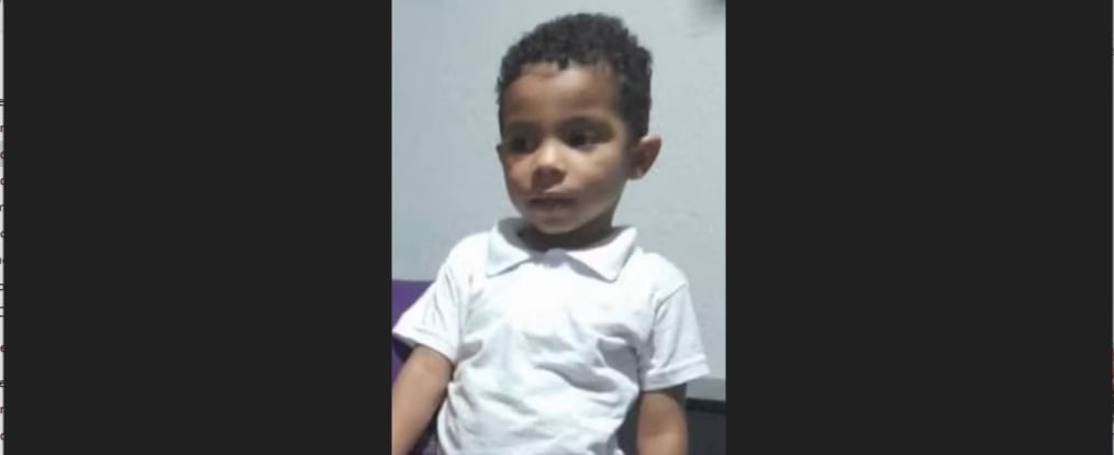 Corpo de bebê desaparecido em Ilhéus é encontrado por vizinho | Foto: Redes Sociais