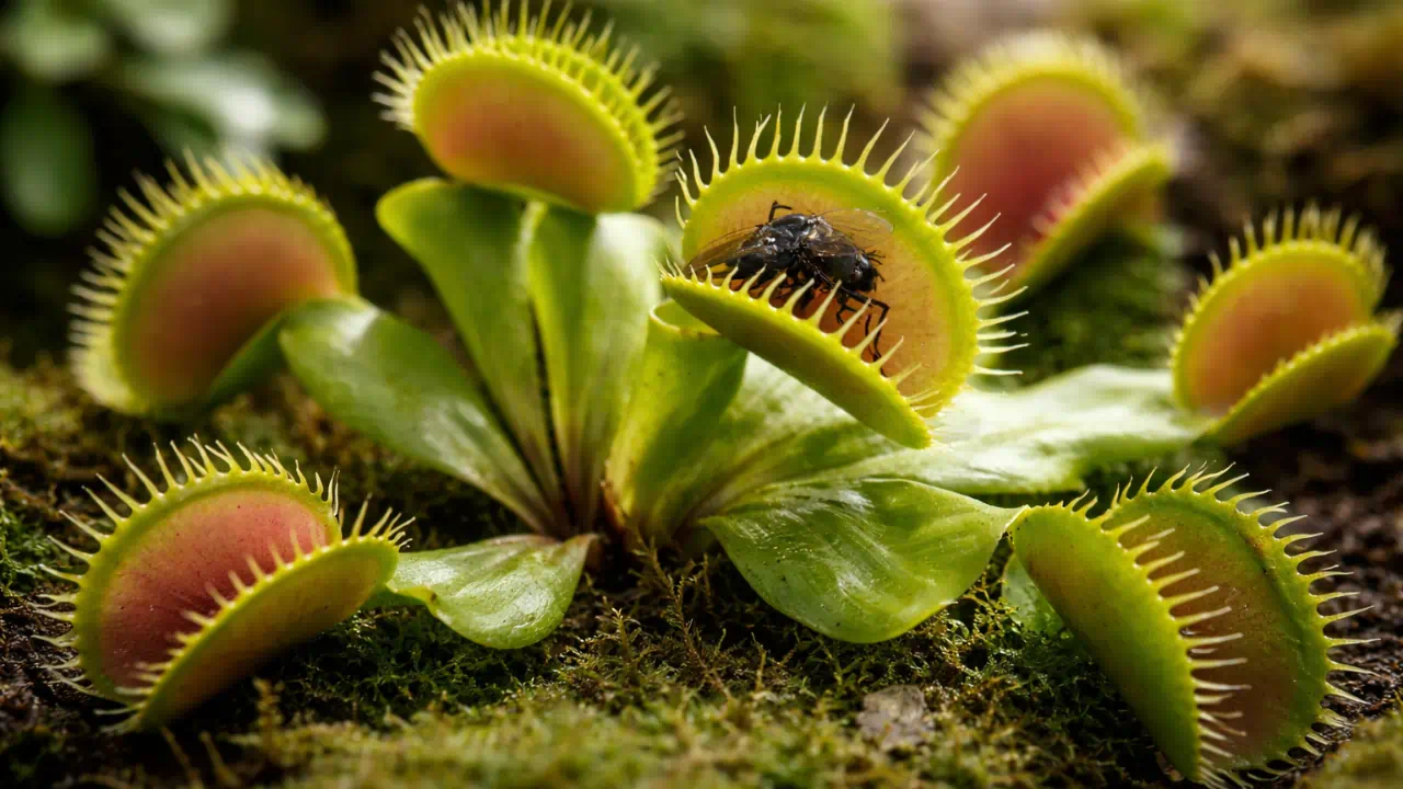 Dioneia quantas presas por mês mantêm a planta viva sem enfraquecer