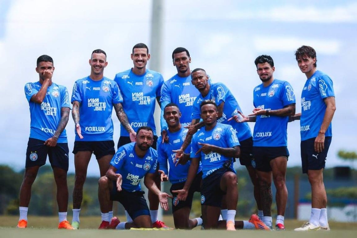 Equipe do Bahia durante treino | Foto: Letícia Martins / EC Bahia