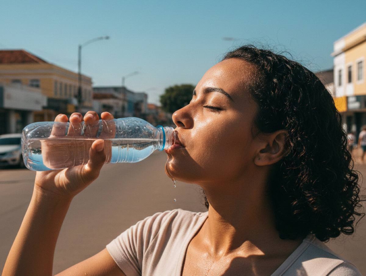 Hidratação no calor