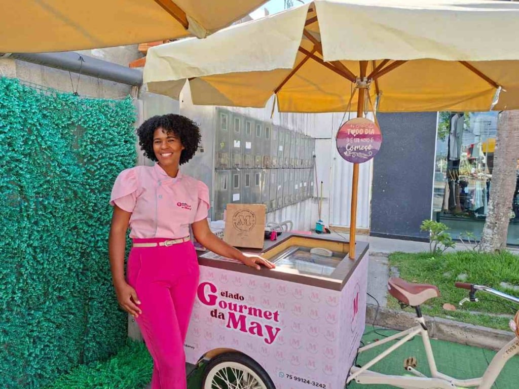 Conheça a feirense que mudou de carreira com geladinho gourmet