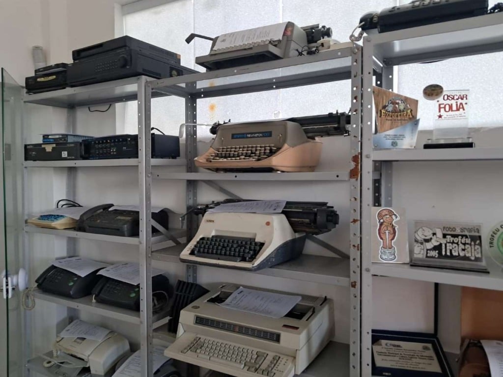 Máquinas para Museu da Folha do Norte | Foto: Ney Silva/ Acorda Cidade