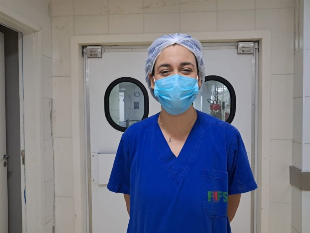 Mila Herrera, médica obstetra