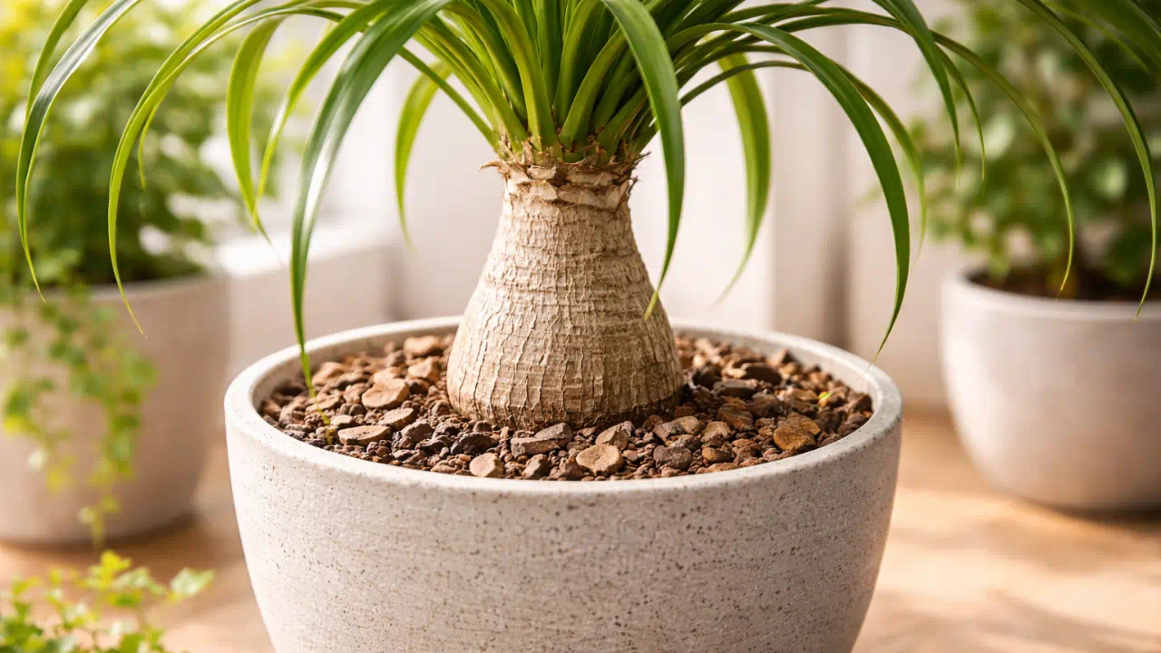 Nolina por que menos água fortalece o tronco com o tempo