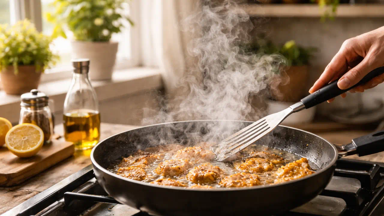 O motivo real de o cheiro de fritura ficar impregnado mesmo com janela aberta