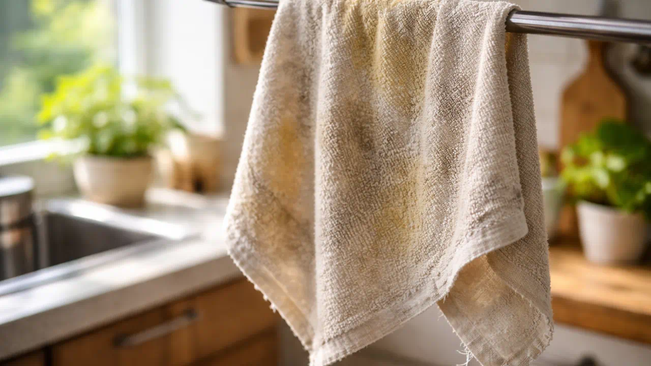 O pano de chão da cozinha pode estar contaminando o ambiente mesmo limpo