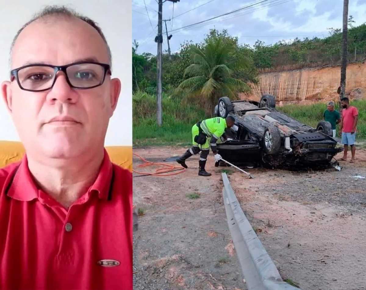 Comerciante morto em acidente