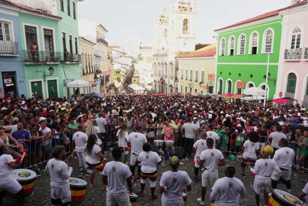 bloco ensaio Olodum Salvador