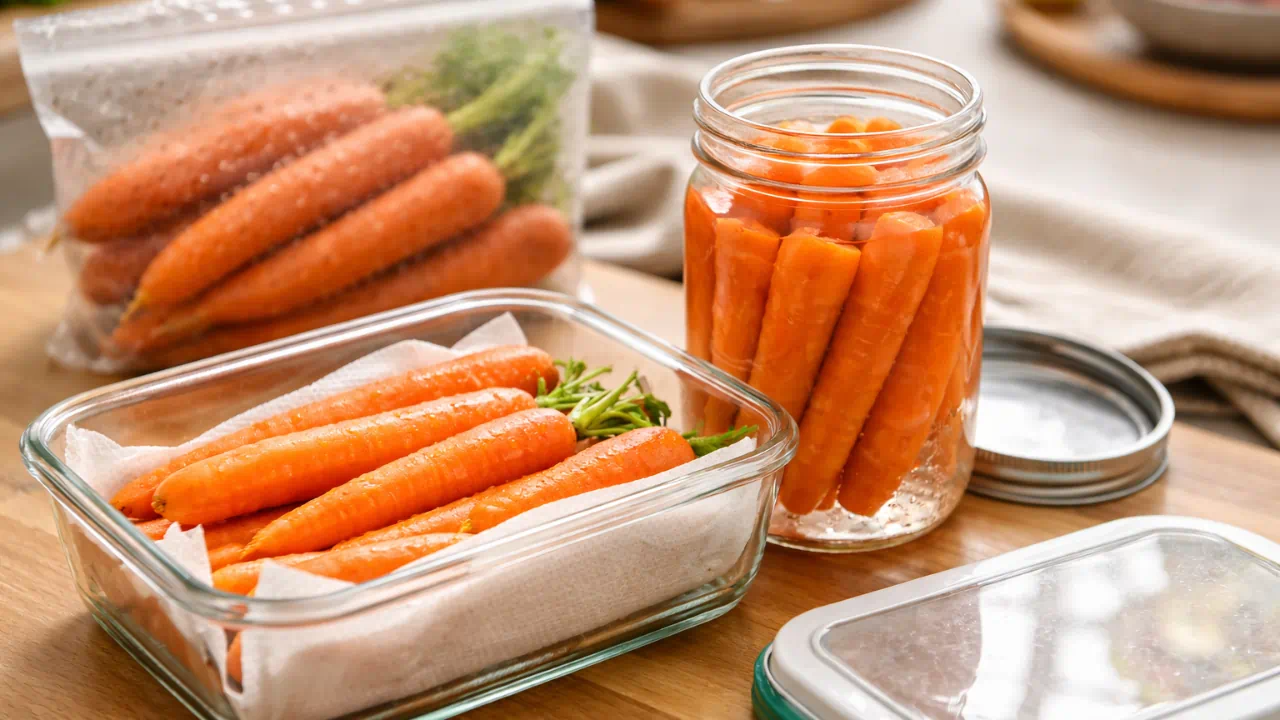 3 formas de armazenar cenoura que ajudam você a evitar desperdício antes do fim da semana e ainda preservam textura e sabor por muito mais tempo do que o método comum