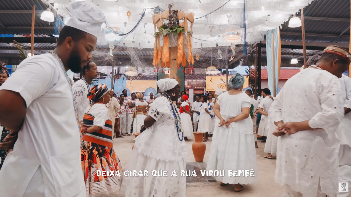 Trecho do clipe oficial do samba-enredo da Beija-Flor de Nilópolis em 2026