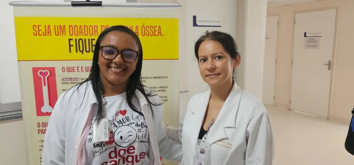 HGCA e Hemoba promovem cadastro para doação de medula óssea e reforçam importância de novos doadores