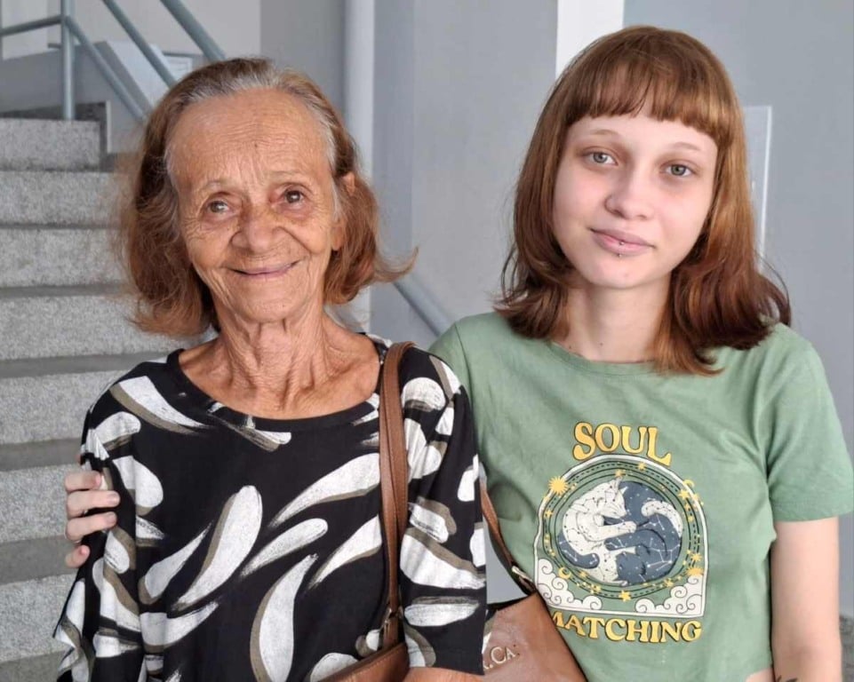 Dona Lenilsa e Yasmim