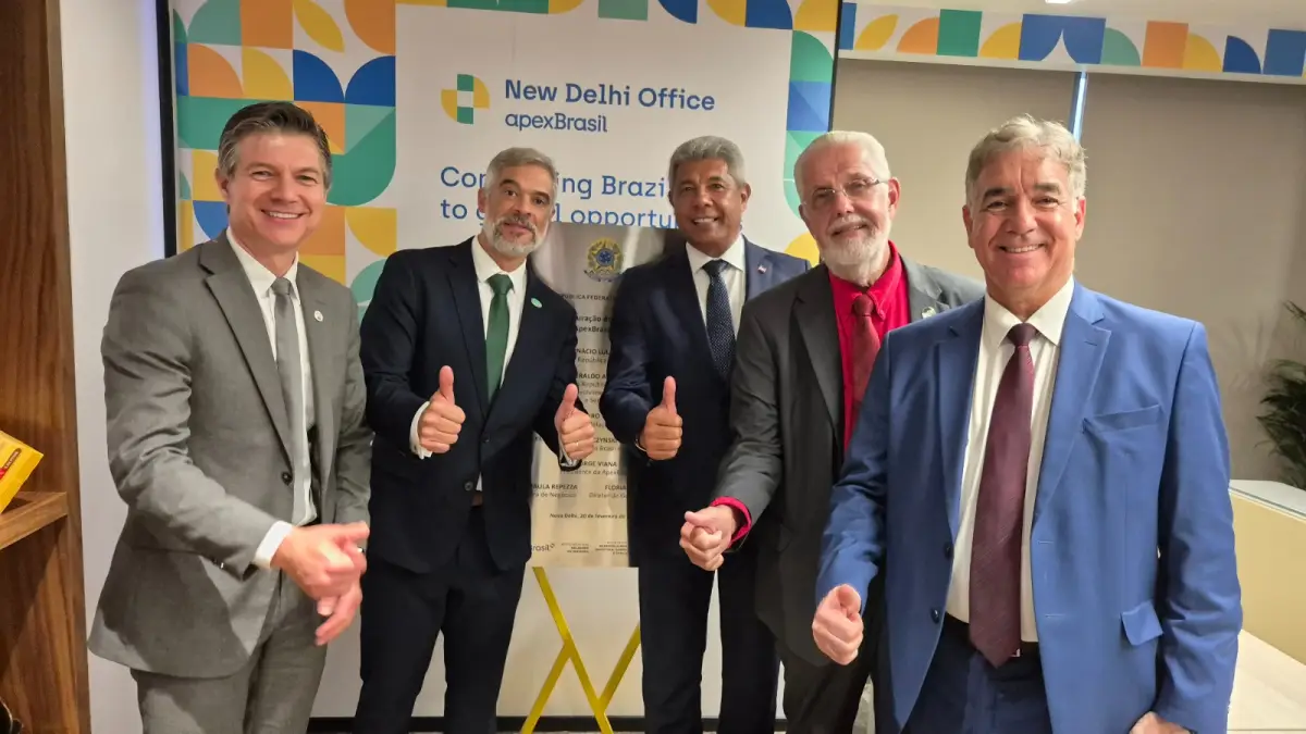 Com Lula, Jerônimo Rodrigues participa da abertura do Escritório ApexBrasil na Índia