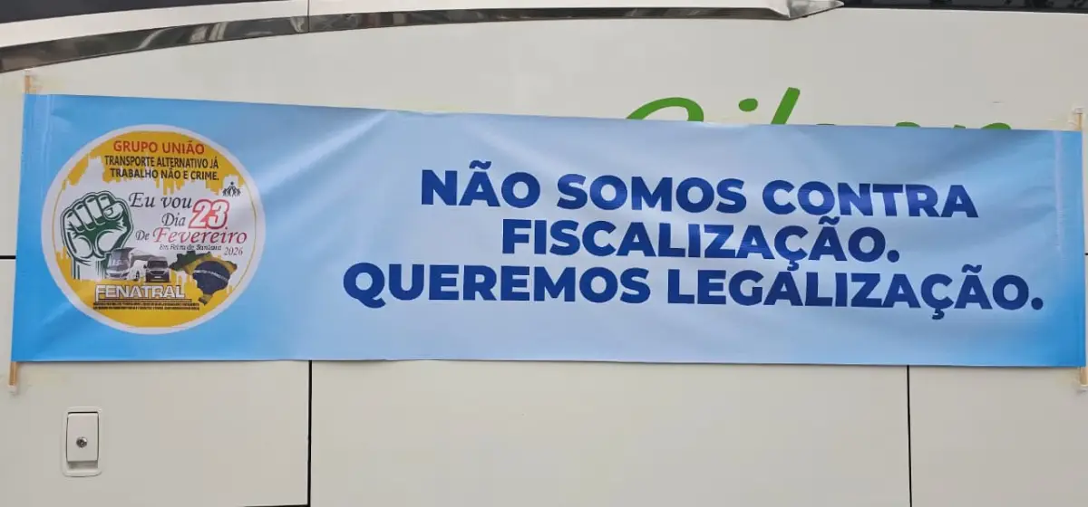 Mobilização dos motoristas dos transporte alternativo em Feira