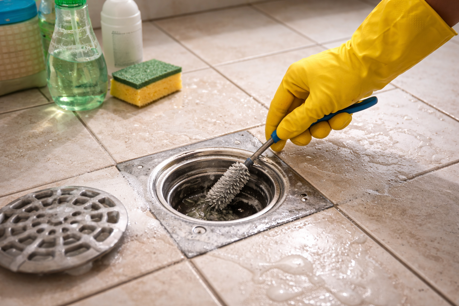 Nunca ignore esse detalhe ao limpar ralos se quiser evitar que o cheiro volte