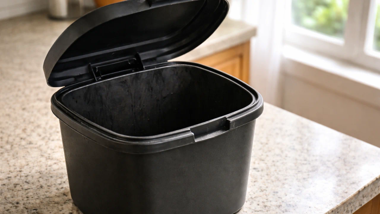 Nunca lave a lixeira dessa forma se quiser evitar que o odor se espalhe pela cozinha inteira