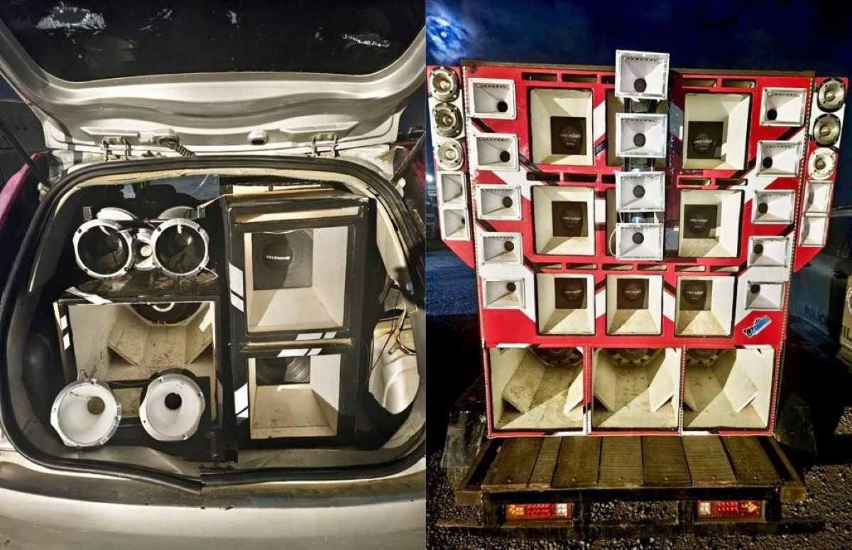 Paredões apreendidos