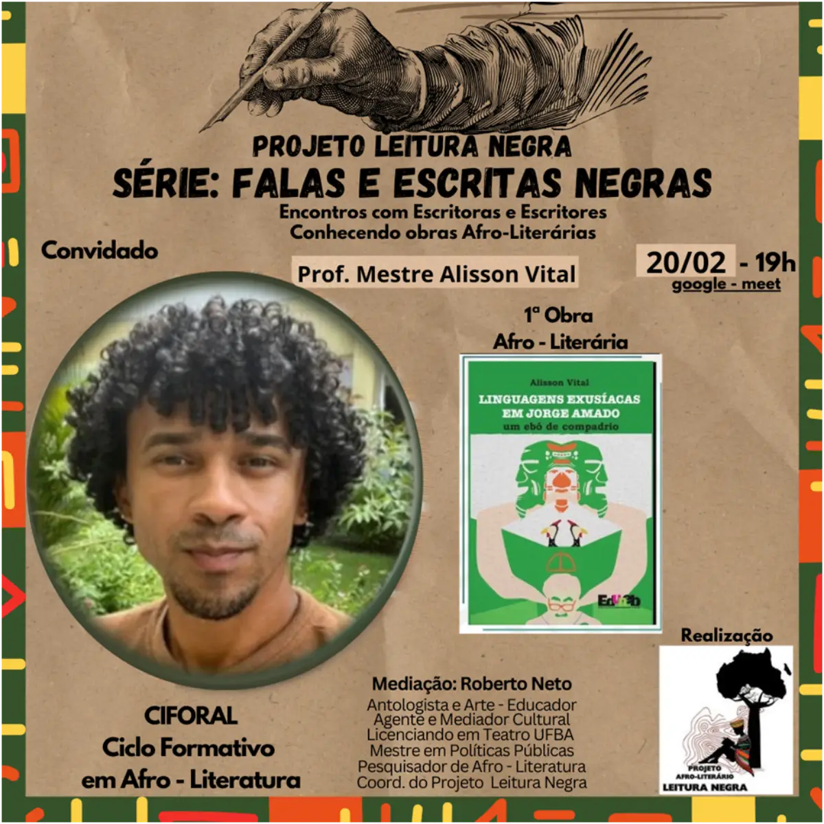 Projeto falas e escritas negras