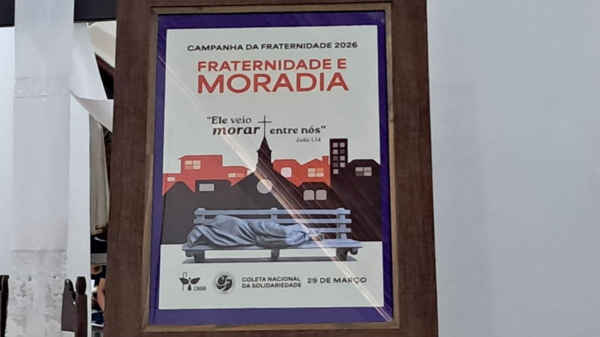 Cartaz, tema da Campanha da Fraternidade 2026