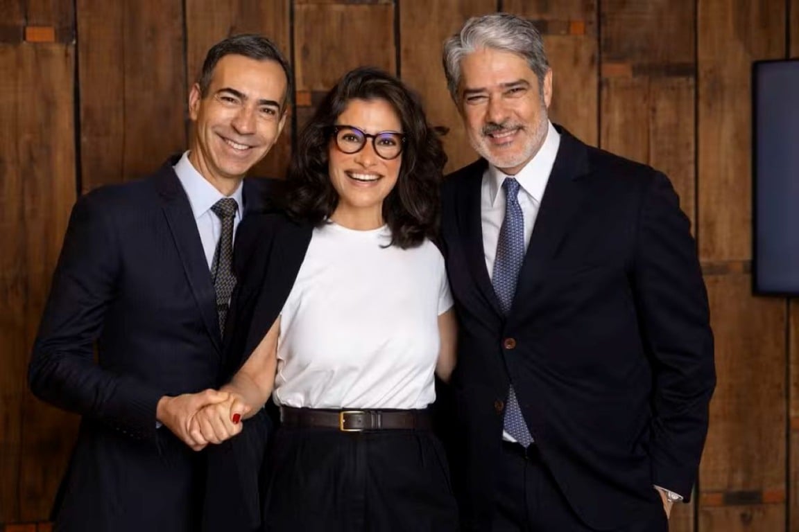 William Bonner se despede do 'Jornal Nacional'; Renata Vasconcellos e César Tralli formarão nova dupla