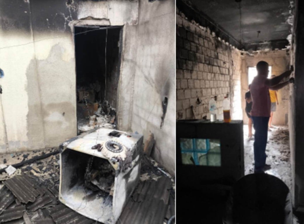 casa incêncio ajuda amigos
