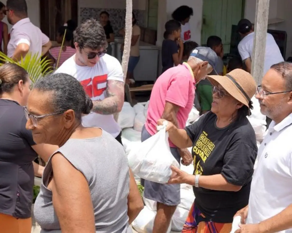 doação de alimentos da game con